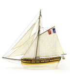 Corsair Cutter Le Renard. 1:50 Wooden Model Ship Kit